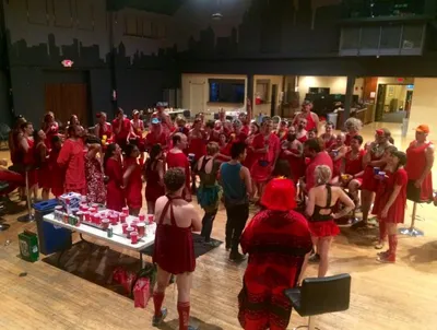 Red Dress Old time hash revival blowout!